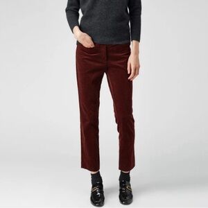 Isabel Marant Black Corduroy Trousers